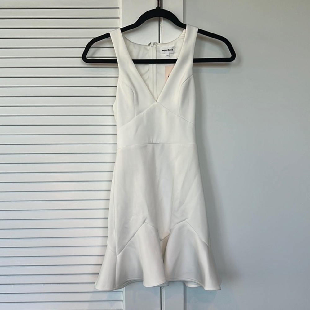 Superdown White Mini Dress